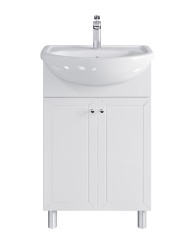 Тумба напольная Sanstar Бриз 60 белая под умывальник Грация 60