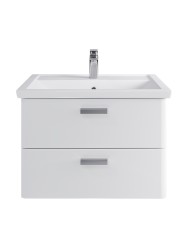 Тумба подвесная SanStar Gretta 70 Без раковины для ванной комнаты, белая