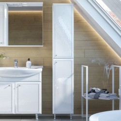 Шкаф-пенал Sanstar Афина П, белый