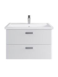Тумба подвесная SanStar Gretta 80 Без раковины для ванной комнаты, белая