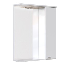 Зеркальный шкаф Sanstar Cristal 60 П 1/дв, белый