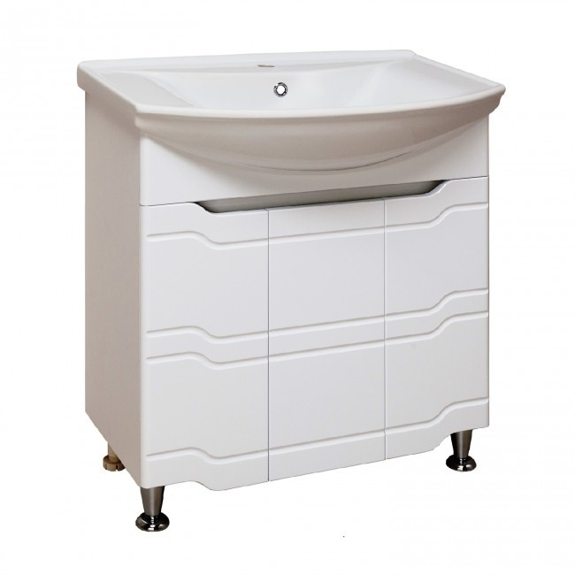 Тумба под раковину Runo под умывальник Стиль 75 Стиль 75 00000001127 с дверками