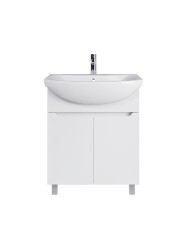 Тумба напольная Sanstar Лайн 70 белая под ум-к Балтика 70 ВИТРИНА