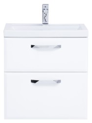 Тумба подвесная Sanstar Cristal 60 белая под ум-к Фостер 60