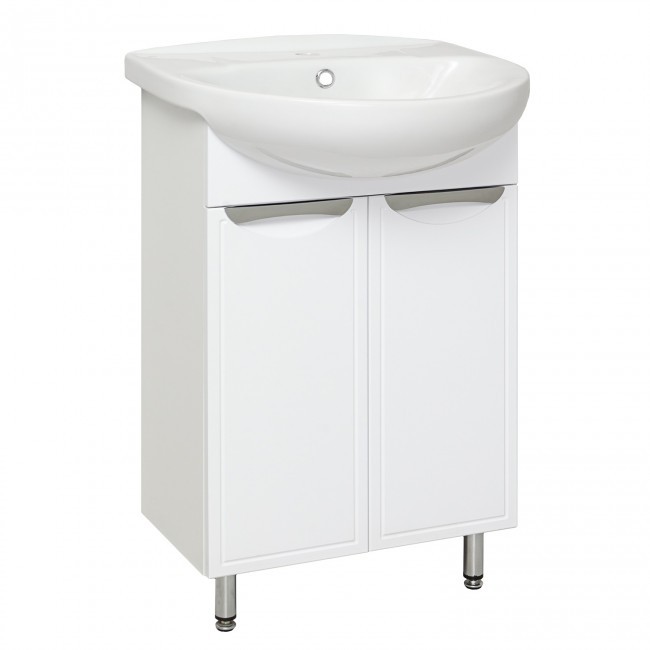 Тумба напольная RUNO Комфорт 55 с умывальником Уют 55