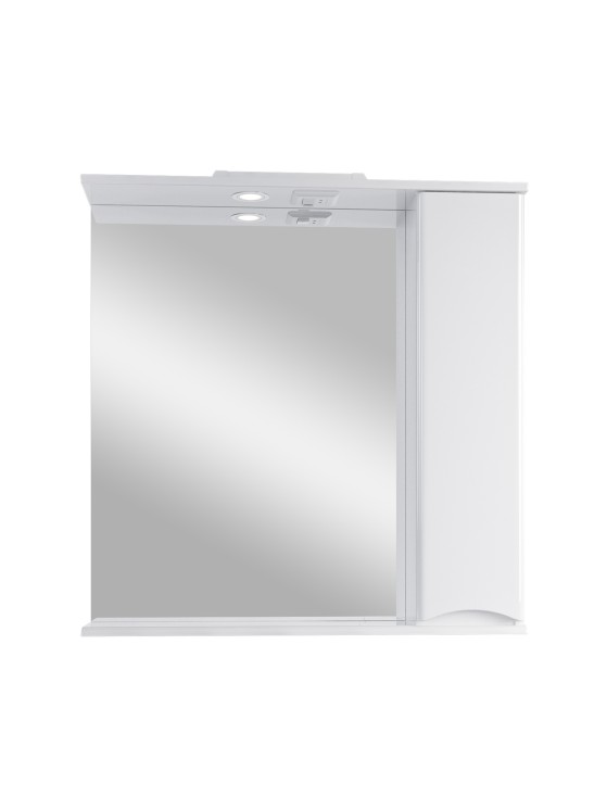 Зеркальный шкаф Sanstar Smile 60 П 1/дв, белый