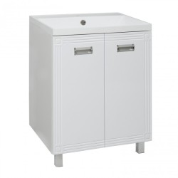 Тумба Руно Runo КАРАТ 60 599х454х800 с умывальником Beta 60