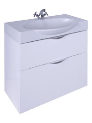 Тумба подвесная Sanstar Муза 75 белая под ум-к Infinity 76