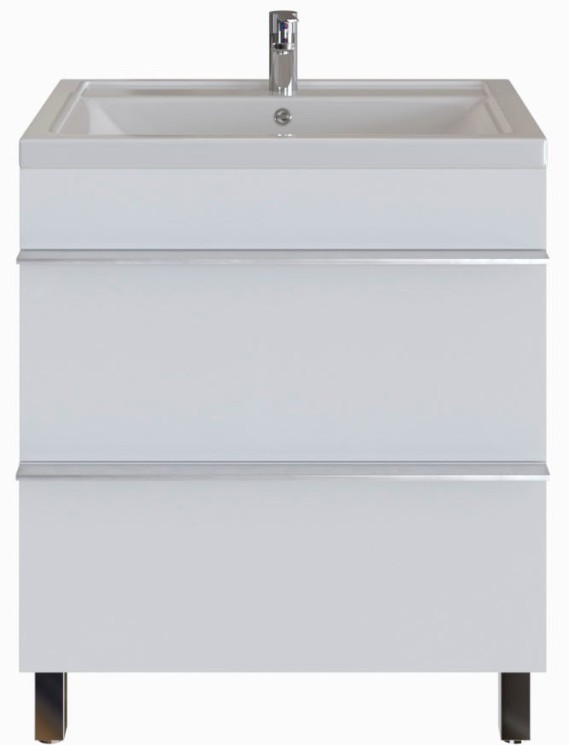 Тумба напольная Sanstar Фостер 70 белая под ум-к Фостер 70 ВИТРИНА