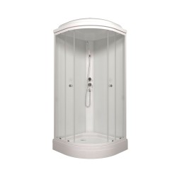 Душевая кабина TRITON Экстра 88х88 А 1/4 круга, низ. подд., Белый, / 8 мест/S2/ДН4/3С31(1)/КН10(1)/КР19/КС121(1)/ПД30/СТ28