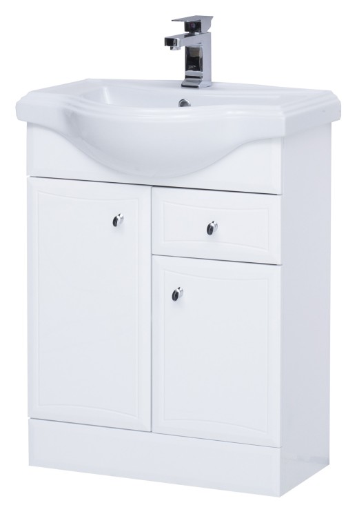 Тумба напольная Sanstar Шармель 65 белая под ум-к Классик 65 ВИТРИНА