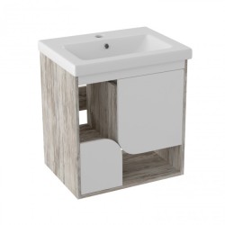 Тумба Руно Runo СИТИ 60 /подвесная/ с умывальником Como 60