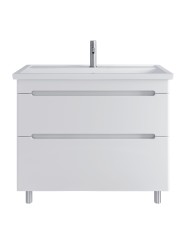 Тумба напольная SanStar Адель 100 Без раковины для ванной комнаты, белая