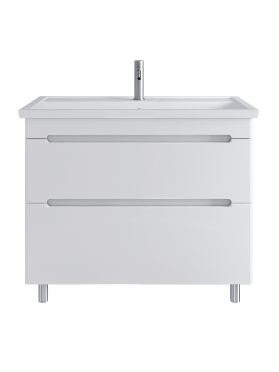 Тумба напольная SanStar Адель 100 Без раковины для ванной комнаты, белая