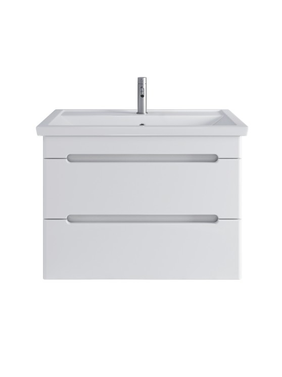 Тумба подвесная SanStar Адель 80 Без раковины для ванной комнаты, белая