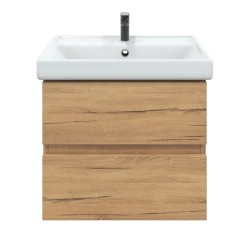 Тумба подвесная SanStar Lavanti 50 Без раковины для ванной комнаты Дуб вотан