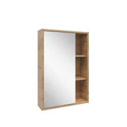 Зеркальный шкаф подвесной SanStar Lavanti 50 для ванной комнаты Дуб вотан