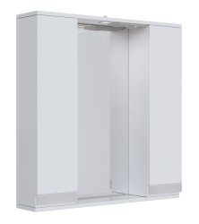 Зеркальный шкаф Sanstar Вита 80  2/дв, белый