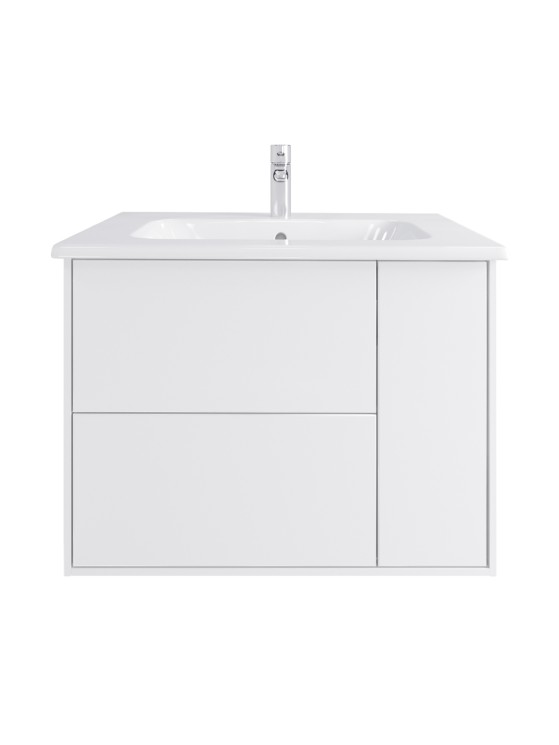 Тумба подвесная SanStar Boston 80 Без раковины для ванной комнаты, белая