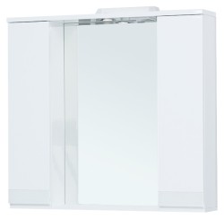 Зеркальный шкаф Sanstar Вита 100  2/дв, белый