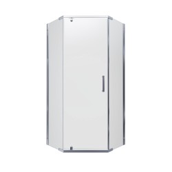 Душевая ширма TRITON Дека-Хром 100х100 пятиугольная /2 части/КС89 М1/КС90 М2