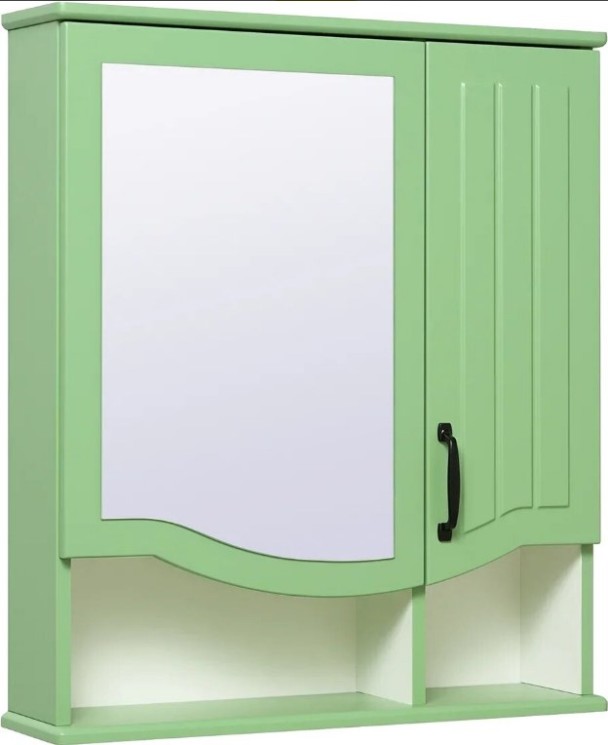 Зеркальный шкаф Руно Runo Марсель 65 зеленый
