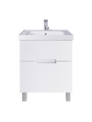 Тумба напольная SanStar Ориана 60 Без раковины для ванной комнаты, белая