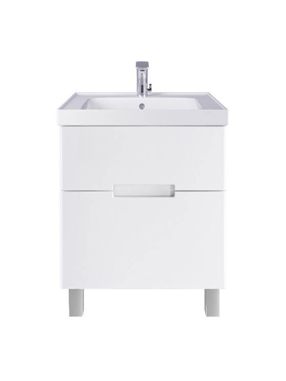 Тумба напольная SanStar Ориана 60 Без раковины для ванной комнаты, белая