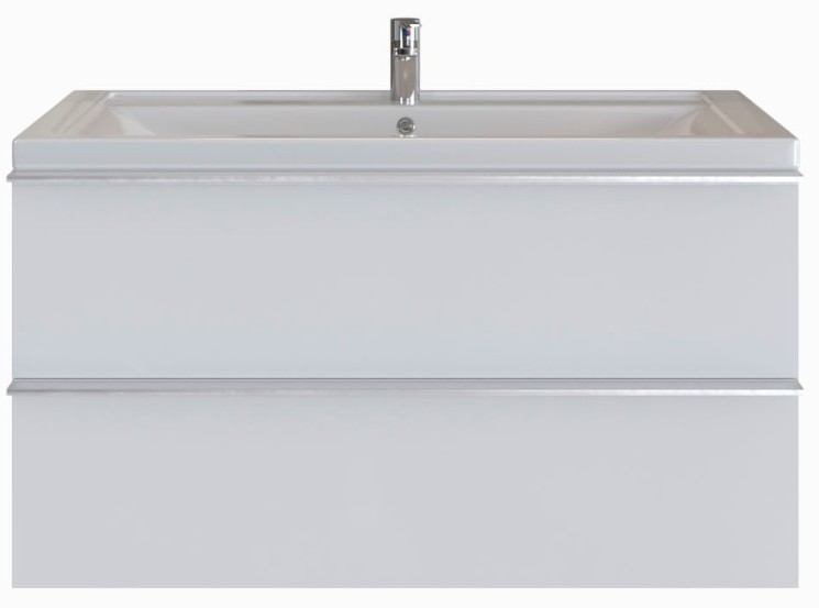 Тумба подвесная Sanstar Фостер 100 белая под ум-к Фостер 100