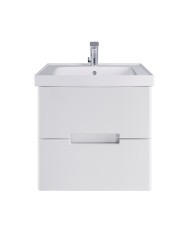 Тумба подвесная SanStar Ориана 60 Без раковины для ванной комнаты, белая