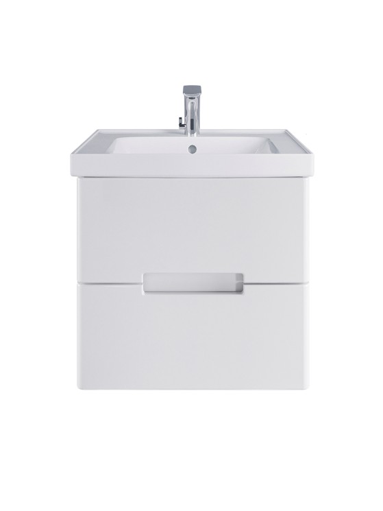 Тумба подвесная SanStar Ориана 60 Без раковины для ванной комнаты, белая