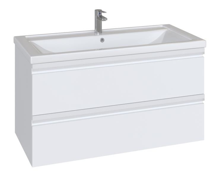 Тумба подвесная Sanstar Вита 80 белая под ум-к Фостер 80