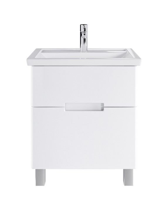 Тумба напольная SanStar Ориана 70 Без раковины для ванной комнаты, белая