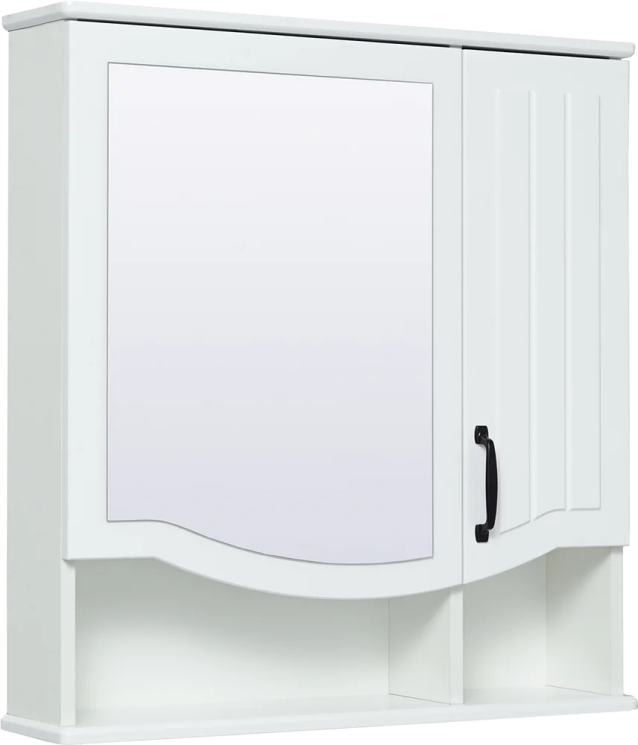 Зеркальный шкаф Runo белый Марсель 65 00-00001202