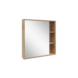 Зеркальный шкаф подвесной SanStar Lavanti 70 для ванной комнаты Дуб вотан