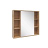 Зеркальный шкаф подвесной SanStar Lavanti 80 для ванной комнаты Дуб вотан
