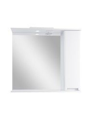 Зеркальный шкаф для ванной комнаты подвесной SanStar Ориана 80 белый