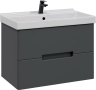 Тумба подвесная SanStar Noche 70 Без раковины для ванной комнаты Графит софт
