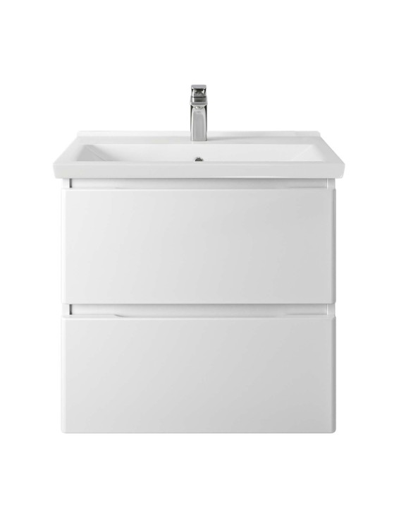 Тумба подвесная SanStar Riana 60 Без раковины для ванной комнаты, белая