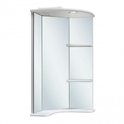 Зеркало Runo угловое Браво 40 00000000949 с полками