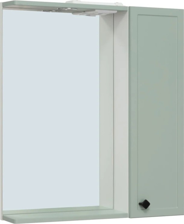Зеркальный шкаф Runo правый мята Римини 65 00-00001277