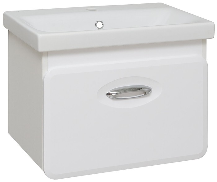 Тумба Руно Runo КАПРИ 60 /подвесная/ 566х374х400 без умывальника Moduo Slim 60