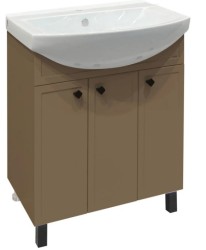 Тумба Руно Runo Римини 75 бежевая без умывальника Best 75
