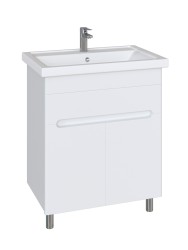 Тумба напольная SanStar Модена 70 Без раковины для ванной комнаты, белая