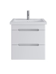 Тумба подвесная SanStar Адель 50 Без раковины для ванной комнаты, белая