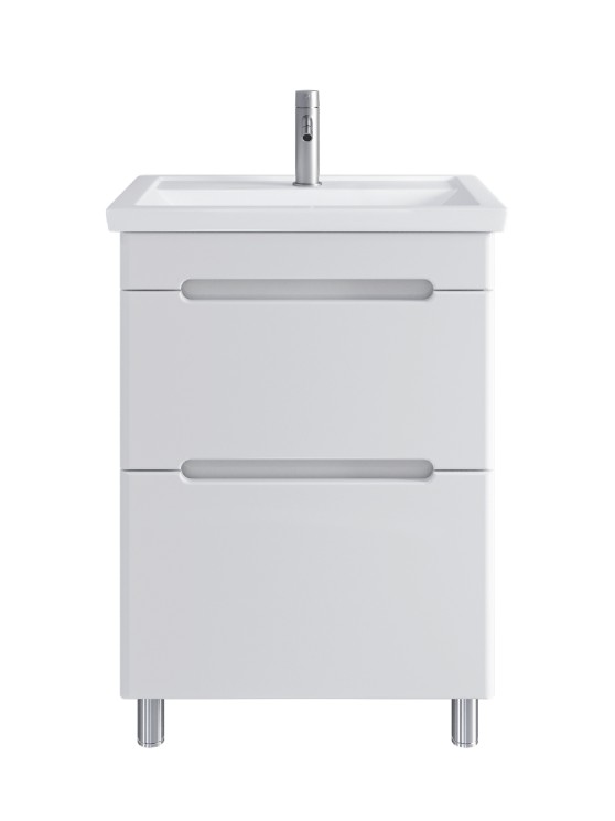 Тумба напольная SanStar Адель 50 Без раковины для ванной комнаты, белая