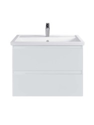 Тумба подвесная SanStar Riana 80 Без раковины для ванной комнаты, белая