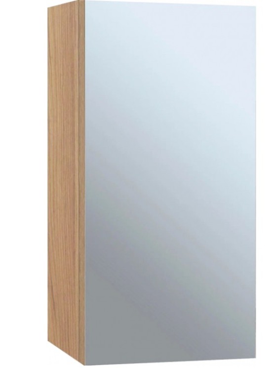 Шкаф навесной Руно Runo Кредо 40 зеркальный лиственница