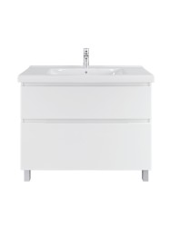 Тумба напольная SanStar Riana 100 Без раковины для ванной комнаты, белая