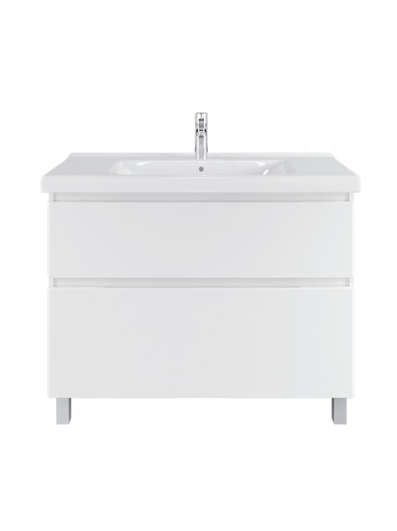 Тумба напольная SanStar Riana 100 Без раковины для ванной комнаты, белая